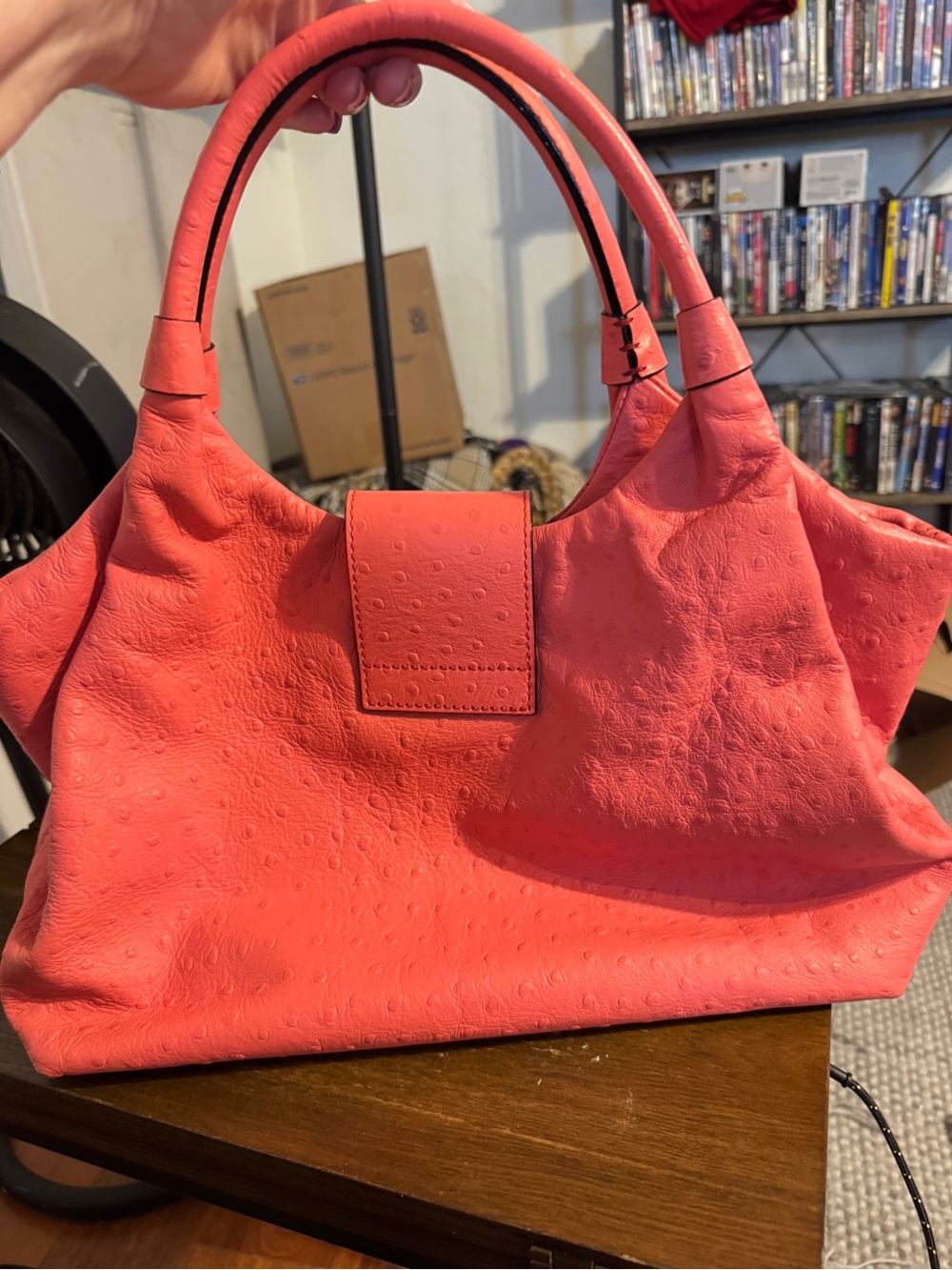 kate spade Coral-Pink Leather Shoulder Bag - Picture 4 of 13